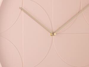 Nástěnné hodiny Leon Ø 40 cm růžové
