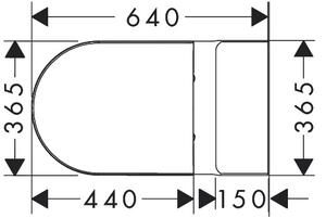 Hansgrohe EluPura Original S - Kombi WC na podlahu s nádržkou a WC sedátkem, AquaChannel Flush, bílá 60205450