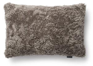 Skinnwille Home Collection Polštář australská kožešina Curly, šedo-hnědá, 60x40 cm