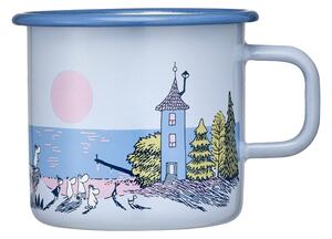 Muurla Hrnek Moomin Sunset 0,55l, smalt / modrý