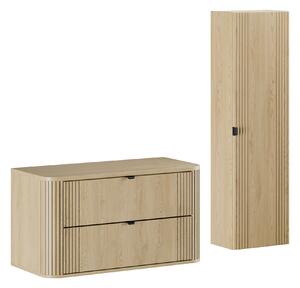 Comad Set koupelnového nábytku Ovalia Cremona 100 dub cremona (3 kusy nábytku)