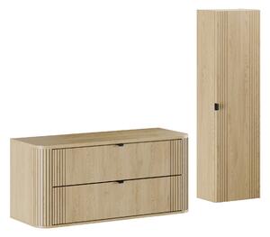 Comad Set koupelnového nábytku Ovalia Cremona 120 dub cremona (3 kusy nábytku)