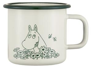 Muurla Hrnek Moomin Summer Crush 0,37l, smalt / béžový