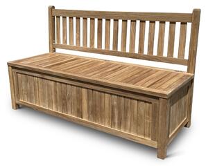 Zahradní dřevěná lavice s úložným prostorem Ria 150 cm