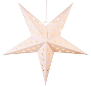 Papírová vánoční hvězda TORO 4LED 60cm