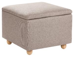 Úložný puf FERNDALE Tkanina Béžová