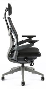 Kancelářská ergonomická židle Office Pro KARME MESH — více barev Zelená žíhaná