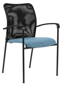 Jednací kovová židle Office Pro TRITON SL – s područkami, více barev F83 modrá