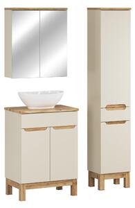 Comad Set koupelnového nábytku Bali Cashmere 60 kašmír mat (5 kusů nábytku)