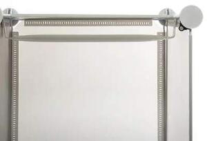 Atmosphera plastový skladovací regál modrošedý