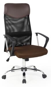 Kancelářská otočná židle VIRE - látka, síť, více barev Hnědá
