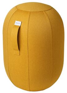 Hořčicově žlutá balanční stolička VLUV KAPSUL LEIV 52 cm