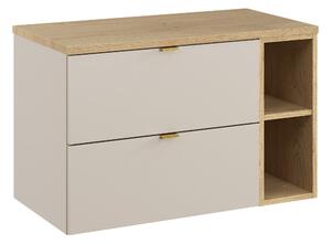Comad Set koupelnového nábytku Dalia Cashmere 80 cremona dub/kašmír mat (3 kusy nábytku)
