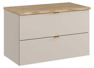 Comad Koupelnová skříňka pod deskové umyvadlo Dalia Cashmere 80 kašmír/dub cremona