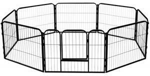 Skladací ohrádka pro psa - výběh pro štěnata 215x60 cm SPRINGOS PA1002