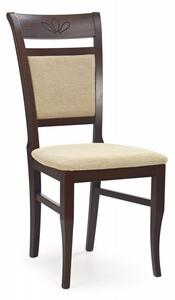 Jídelní židle JAKUB (tmavý ořech/torent beige)