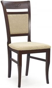 Jídelní židle JAKUB (tmavý ořech/torent beige)