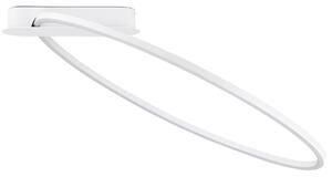 Bílé kovové stropní LED světlo Nova Luce Kiklos 64 cm