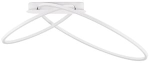 Bílé kovové stropní LED světlo Nova Luce Kiklos 72 cm