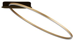 Zlaté kovové stropní LED světlo Nova Luce Kiklos 64 cm