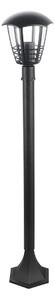 Rabalux 8568 MARSEILLE - Venkovní černá stojací lampa 1 x E27, IP44, 100cm (Stojací zahradní lampa černá )