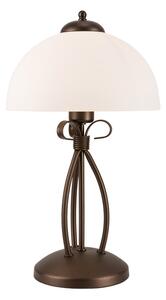 Lamkur LN1.6 ADELE brown 21256 - Stolní rustikální lampička (Stolní lampa v rustikálním stylu)