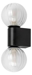RABALUX 75022 Colzar nástěnné svítidlo nad zrcadlo D100mm 2xG9 IP44 matná černá