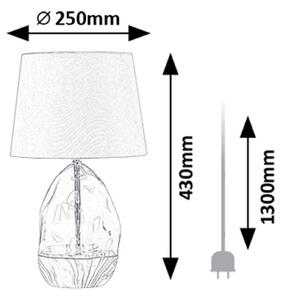 RABALUX 74227 Apolonia stolní lampička D250mm 1xE27 bílá