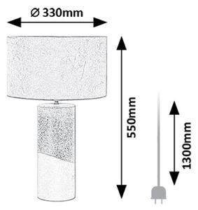 RABALUX 74219 Yelda stolní lampa D330mm 1xE27 hnědá, zlatá