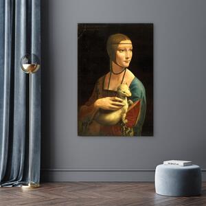 DUBLEZ | Obraz - Leonardo da Vinci - Dáma s hranostajem | UV tisk, Premium