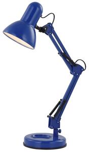 Globo 24883 FAMOUS - Modrá lampa na pracovní stůl, 59cm výška (Stolní modrá lampa)