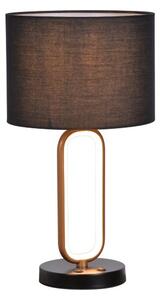 RABALUX 74044 Domiro stolní lampa D250mm 1xE27+LED 8W/300lm 3000K zlatá, černá