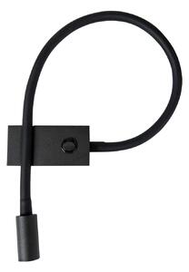 Nástěnná čtecí LED lampička Geneva Nova Luce Varianta: 3 W LED, černá