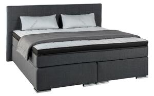 POSTEL BOXSPRING, 180/200 cm, textil, tmavě šedá Carryhome, Online Only