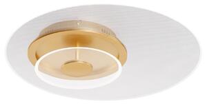 Zlaté kovové stropní LED světlo Nova Luce Copo 50 cm
