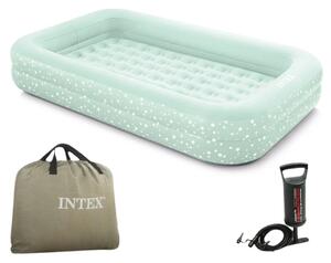 Intex Kidz Travel 168 x 107 x 25 cm zelená, nafukovací matrace dětská