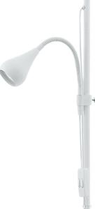 Eglo 93209 SPELLO 2 - LED stojací lampa v bílé barvě (LED stojací lampa do obýváku se čtecí bodovkou)