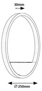 RABALUX 71310 Thric nástěnné svítidlo D250mm LED 15W/960lm 3000K černá, zlatá, bílá