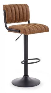 Barová židle- H88- Černá/ Hnědá