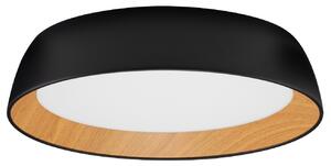 Černé kovové stropní LED světlo Nova Luce Sigi 45 cm