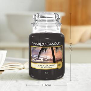 Yankee Candle vonná svíčka Classic ve skle velká Black Coconut 623 g