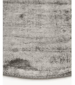 Ručně tkaný kulatý viskózový koberec Jane