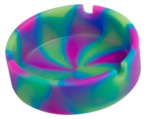 "Nezničitelný" silikonový popelník Multicolor