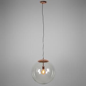 Moderní závěsná lampa měděná 50 cm - Ball