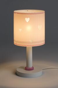 Dalber 62011S SWEET DREAMS - Dětská stolní lampička růžová + Dárek LED žárovka (Holčičí stolní růžová lampička)