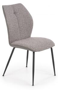 Jídelní židle K383 šedá / černá