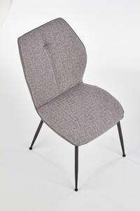 Jídelní židle K383 šedá / černá Halmar