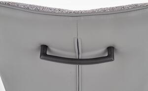 Jídelní židle K383 šedá / černá Halmar