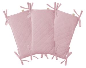 Modulární mantinel do dětské postýlky Sleepee Pink - sada 3ks