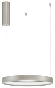 Stříbrné kovové závěsné LED světlo Nova Luce Perrine 40 cm